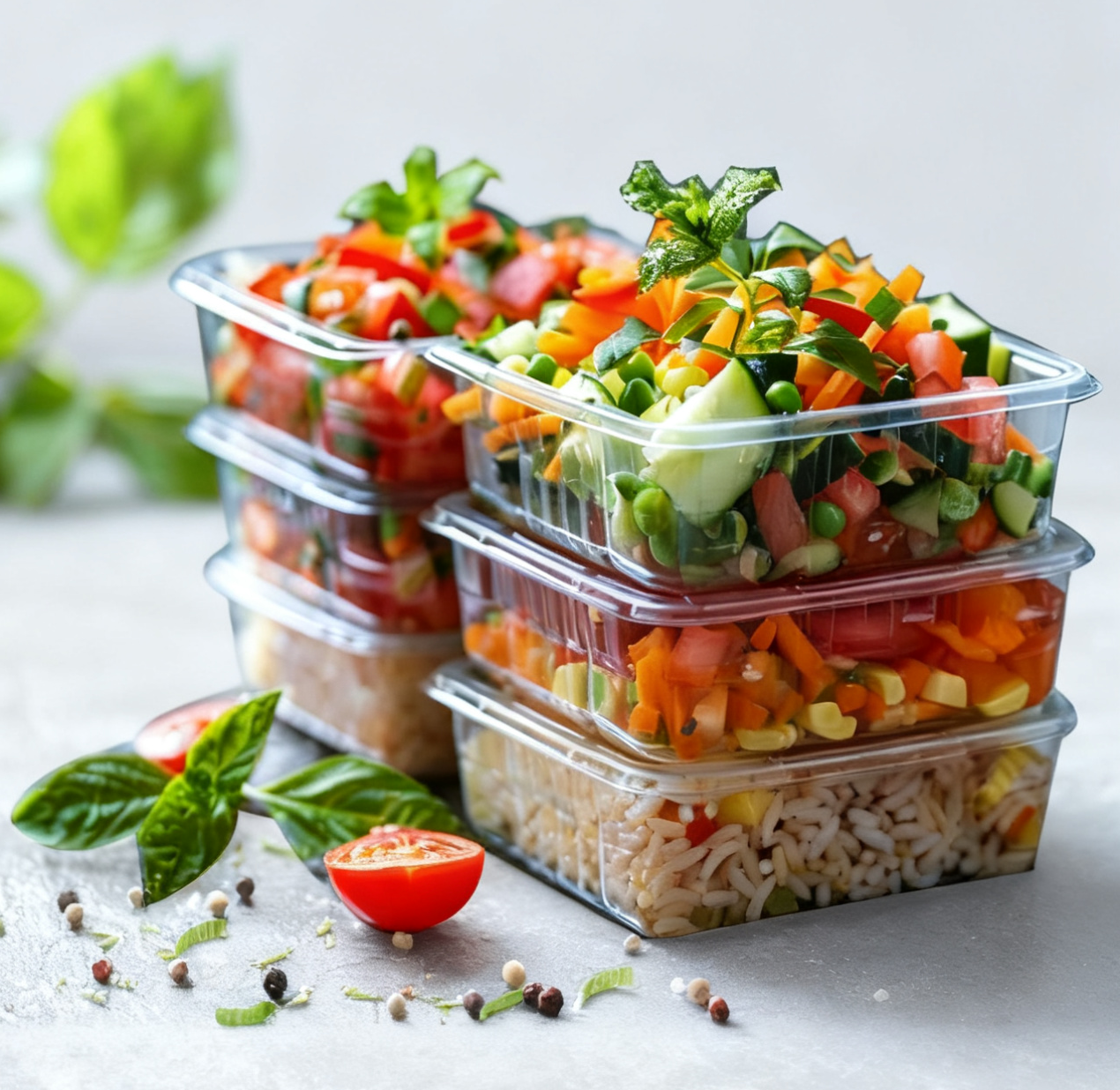 Transparent Containers